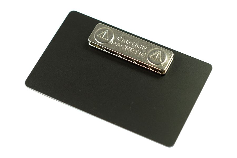 Závěs karty magnetický (2 magnety)-45x13mm,tl.4,4mm-samolepící-botinex