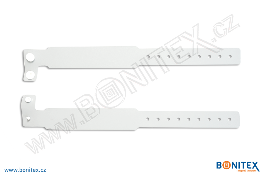 Náramek-Vinyl-01-245x25/19mm-bílý-botinex