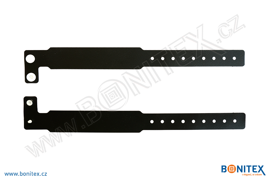 Náramek-Vinyl-01-245x25/19mm-černý-botinex