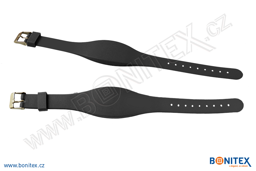 Náramek-silikon-255x17/34mm,kov.spona-s  RFID-125 kHz-černý-botinex